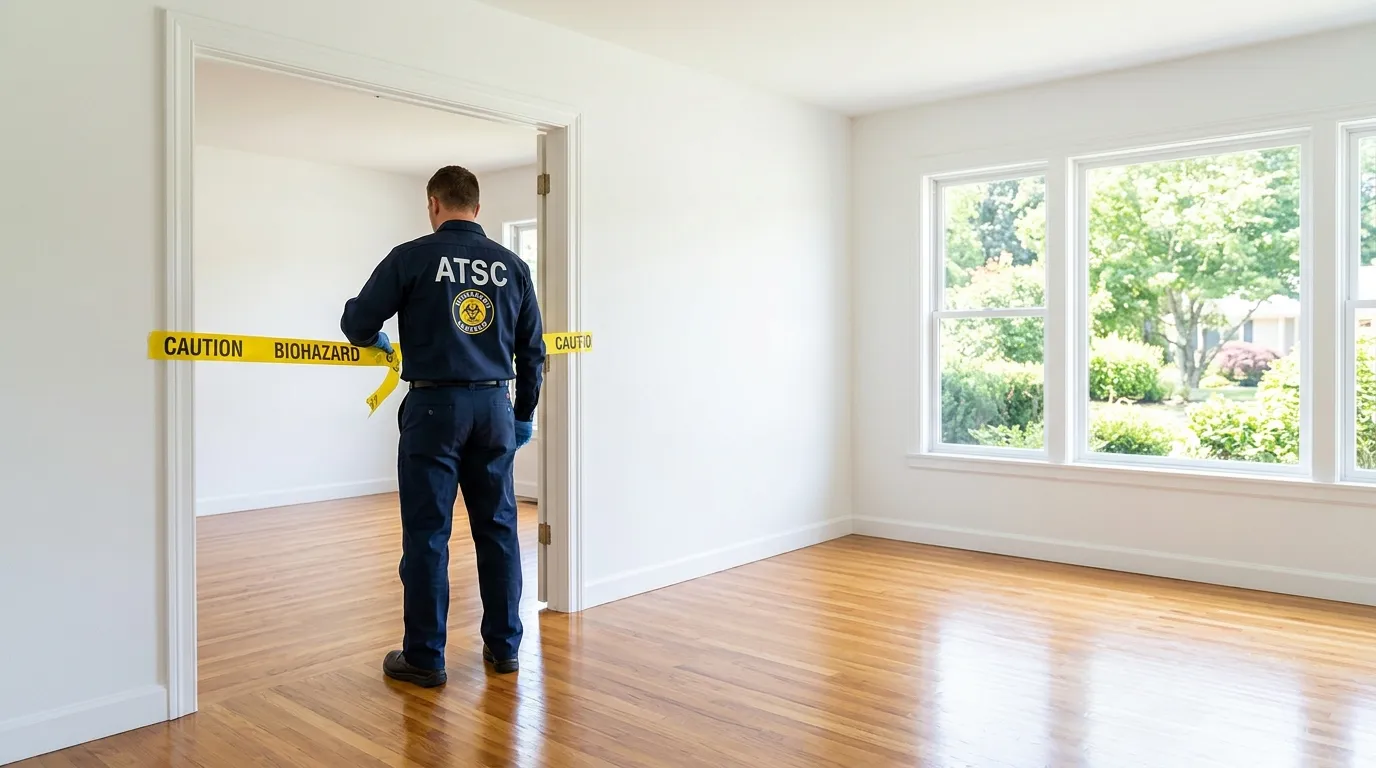 Certified biohazard cleanup crew performing Decomposition Cleanup in Cambridgeport